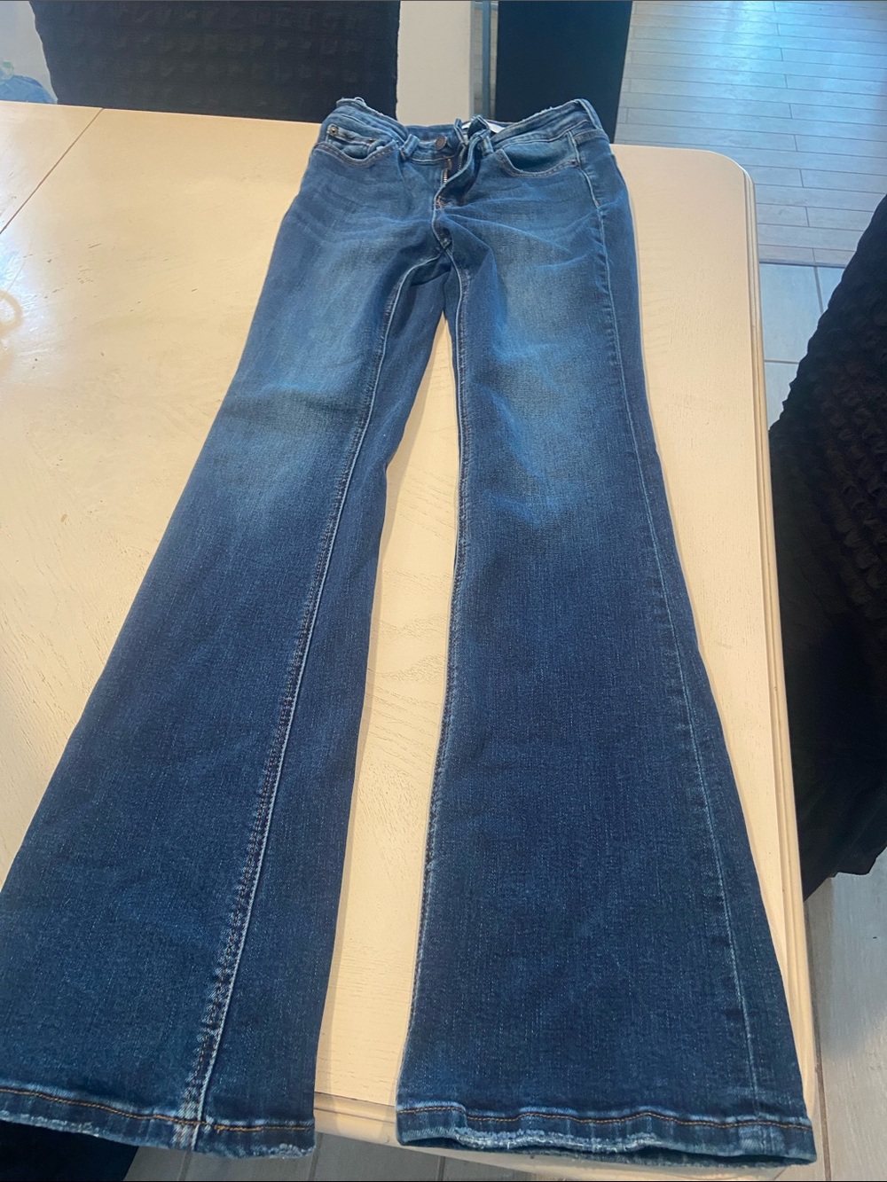 Zenana Outfitters Dark Wash Flared Jeans
